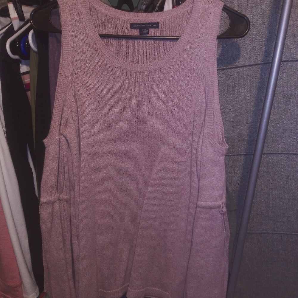 Pink long sleeved sweater